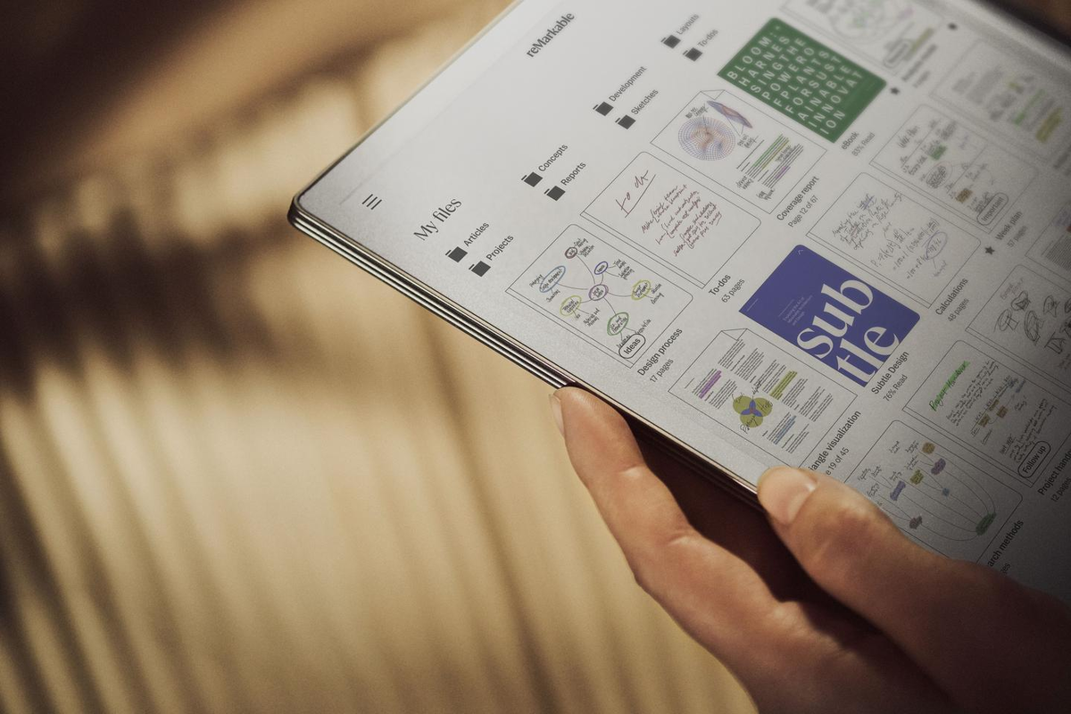    Электронный блокнот reMarkarble 2 с безрамочным экраном E-Ink оценили в $579