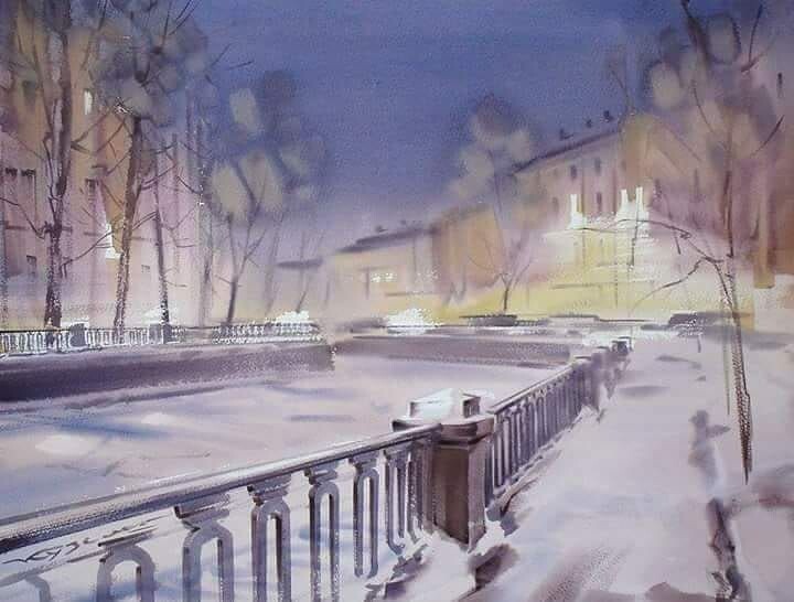 Акварелист Константин Кузема