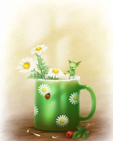 Залью чайком душистым зелёную хандру