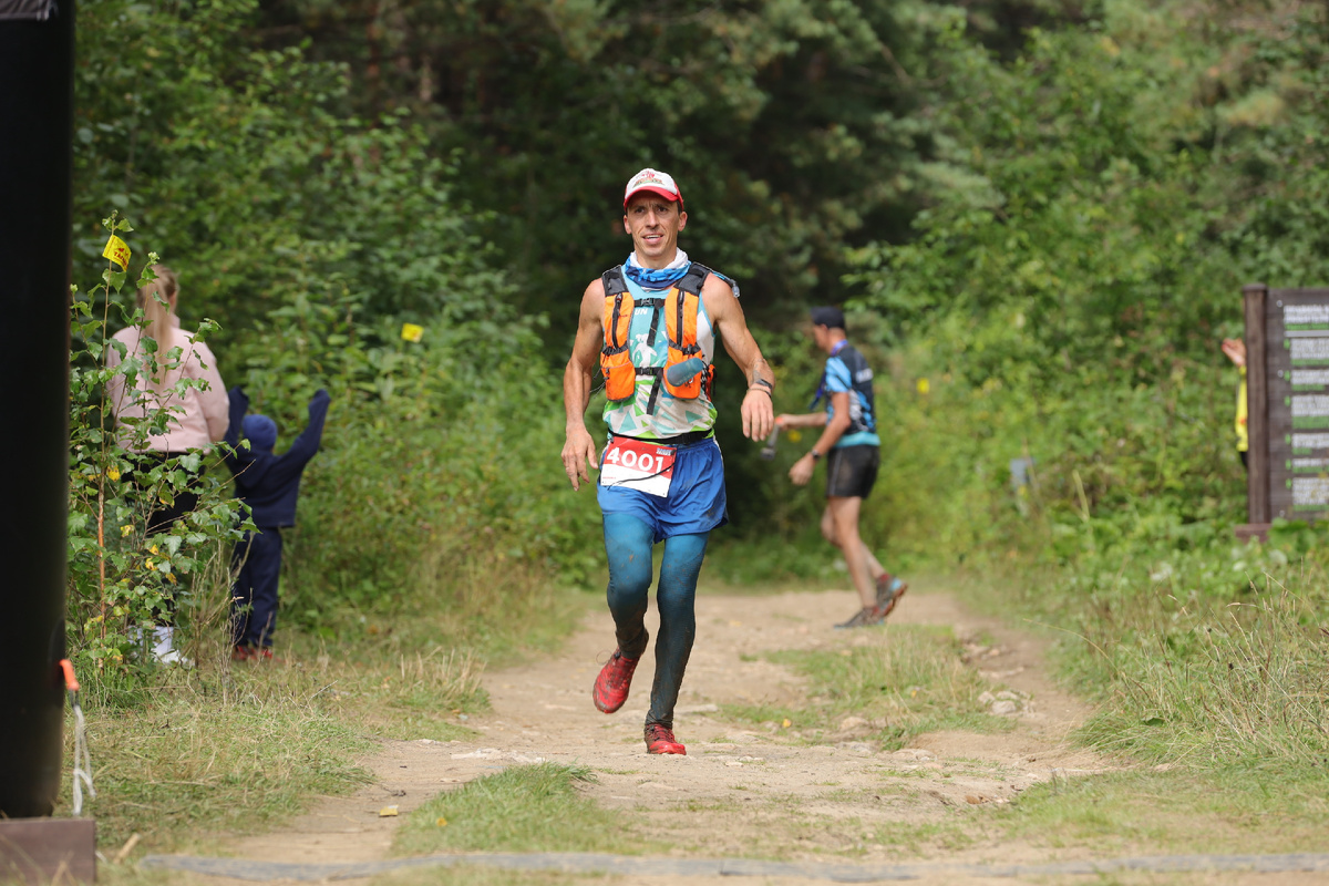 Это финиш, но старт был такой же только повернут был ж.. спиной