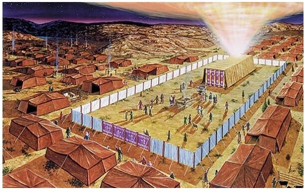  Скиния собрания ветхозаветная. Приблизительно так выглядела скиния Давида. 