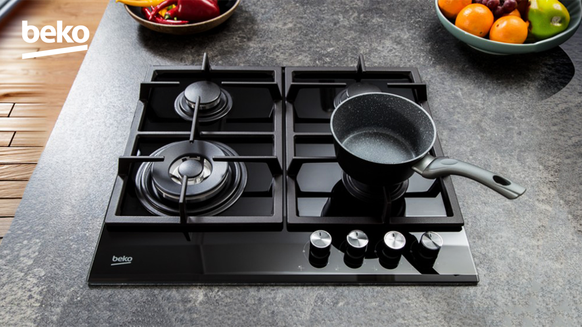Газовые панели — вариант, знакомый большинству (на фото модель Beko HIAG 64223 SX)