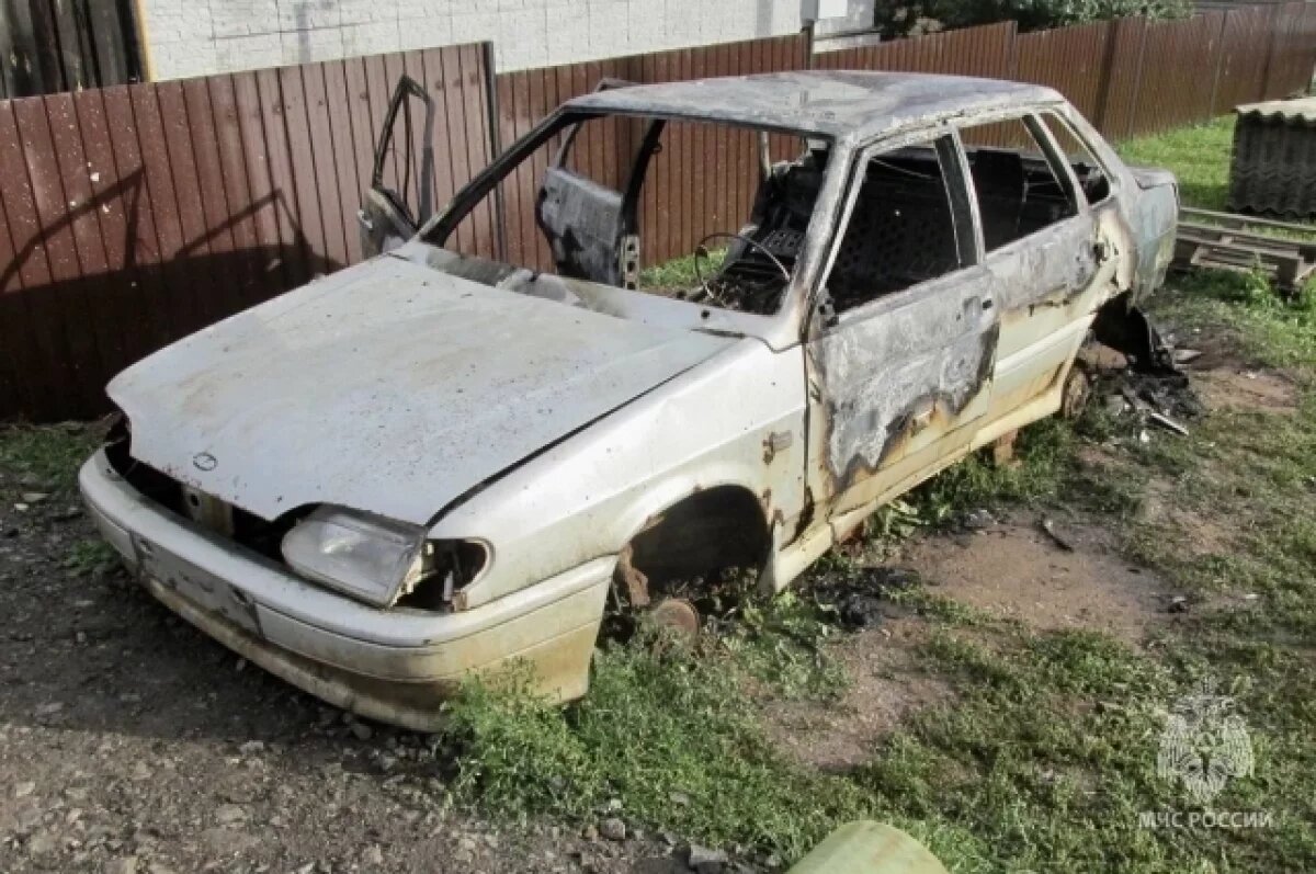    Два второклассника из Удмуртии сожгли машину