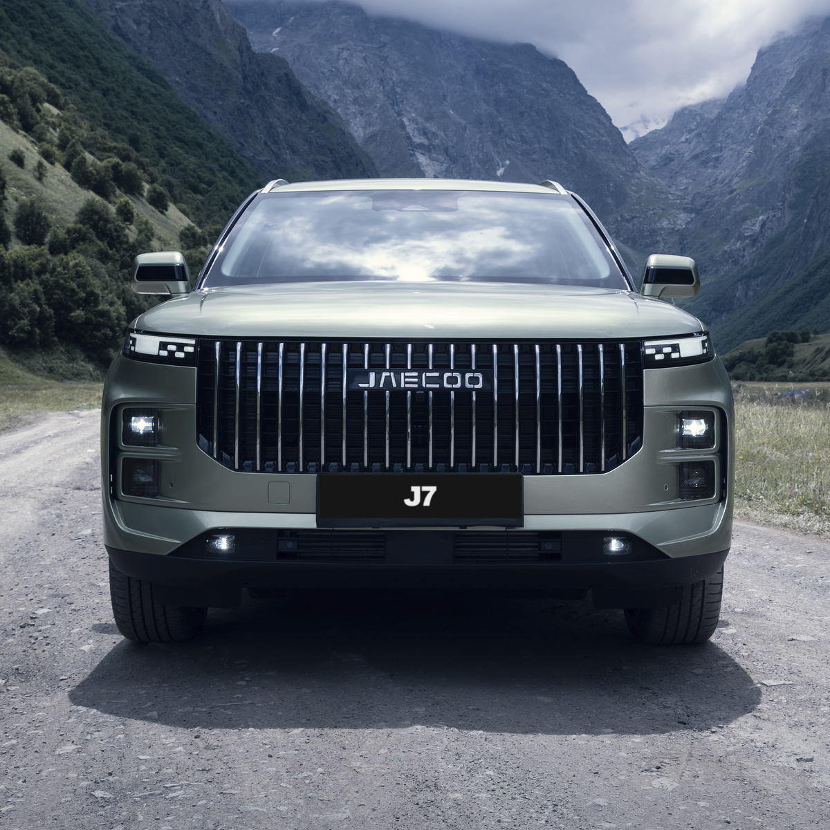 Внешний вид китайского автомобиля Jaecoo J7