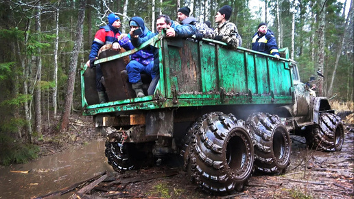 ЗИЛ 6х6 на АРОЧНЫХ колёсах, ГАЗ 66, ЗИЛ 131+ Краз, Додж Bigfoot, УАЗ. Легенды СССР