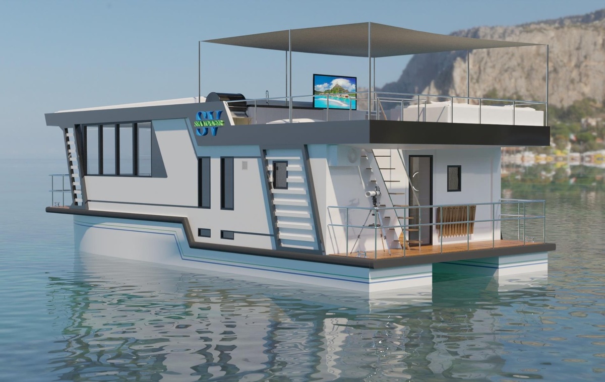 катамаран хаусбот Sea Voyager 13 Charter