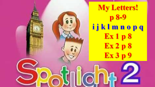 Télécharger la video: English Spotlight 2 p 8-9 Английский 2 стр 8-9