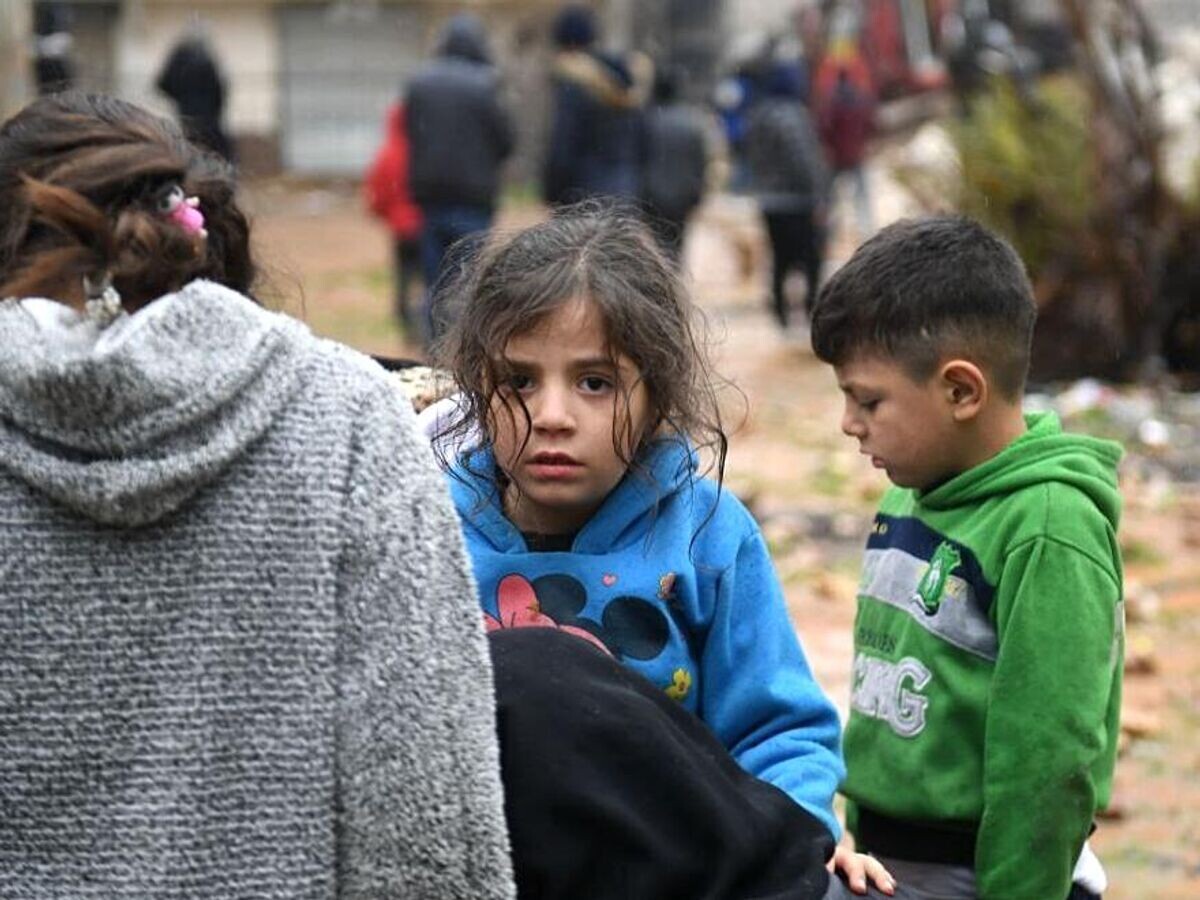    Ликвидация последствий землетрясения в Сирии© РИА Новости / РИА Новости