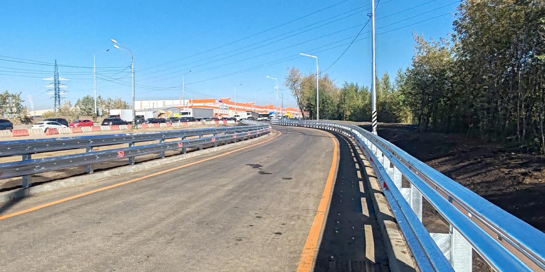 В Ленинском округе Московской области запущено движение на съезде с Володарского на Каширское шоссе