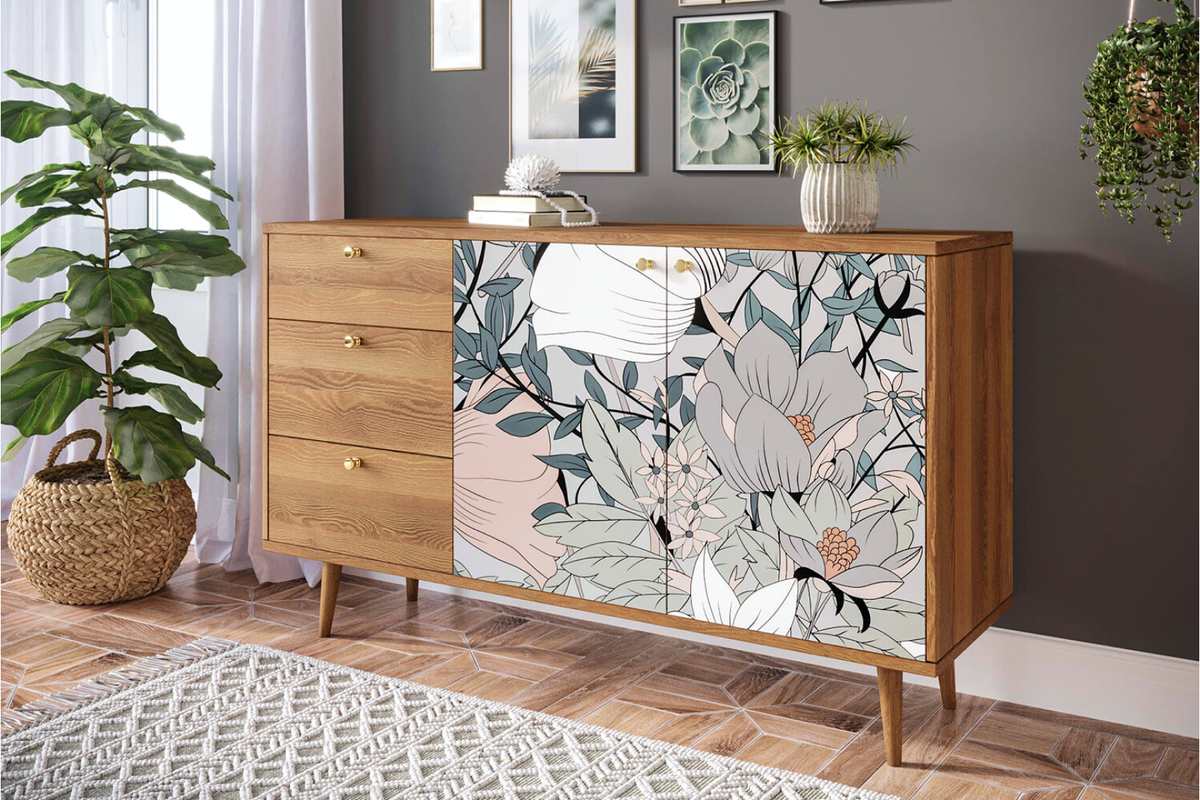 Комод Berber Print 50 со скидкой 29% — 35 963 рубля*. Код для поиска на сайте Home24 — 575250.