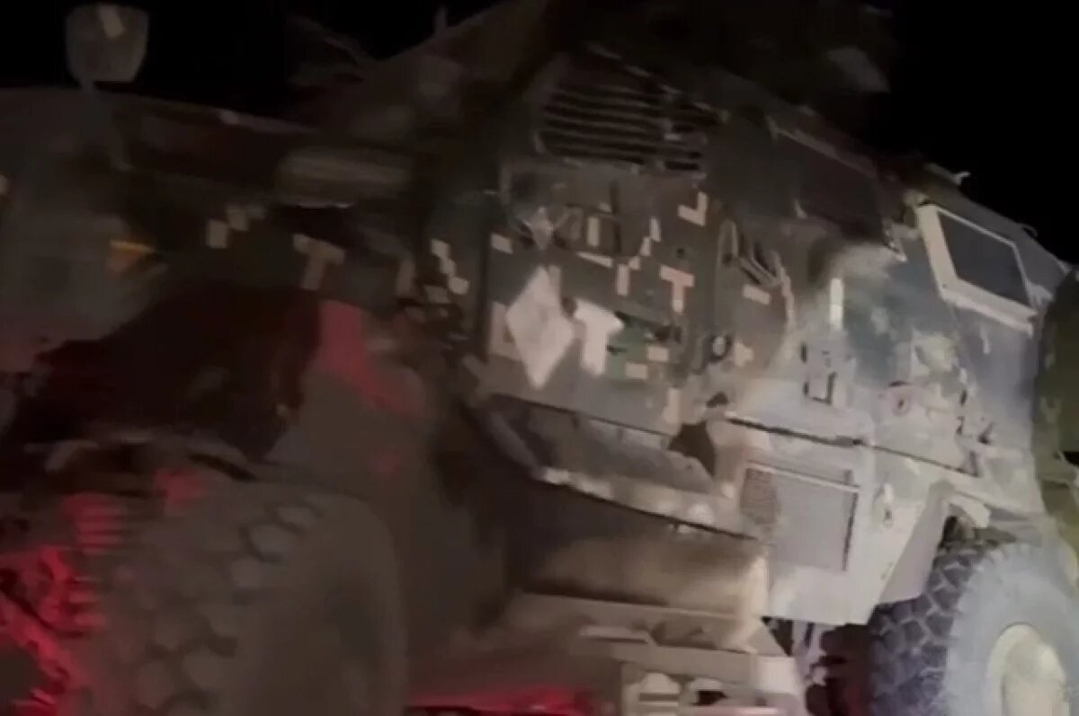    MRAP, колесная бронированная машина с усиленной противоминной защитой.