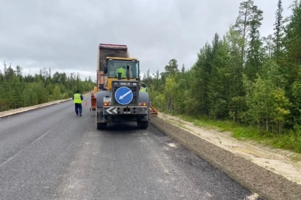    В Белоярском районе Югры завершаются работы по капремонту автодороги Уренгой — Советский