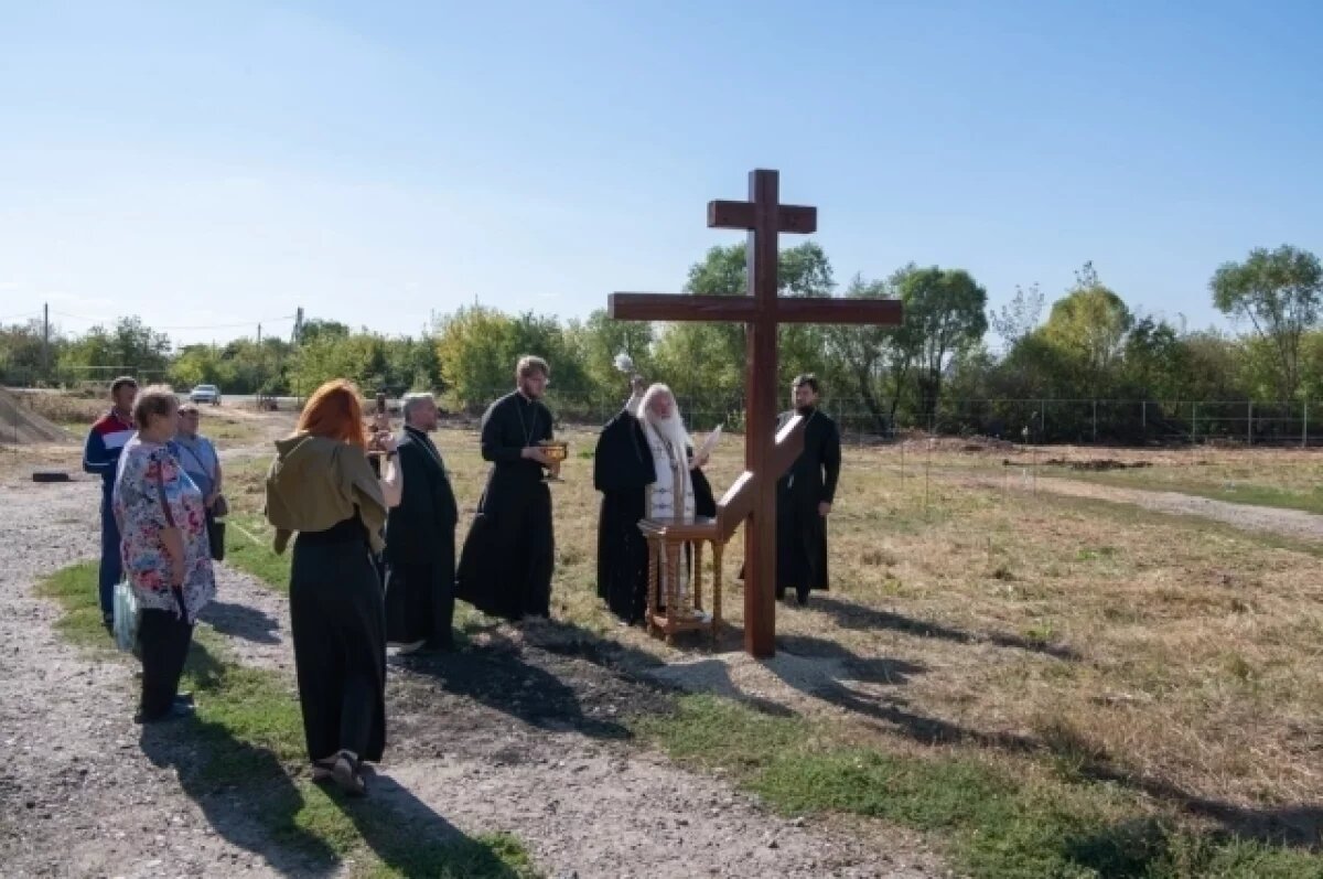    В Орле возведут новый храм во имя великомученика Феодора Стратилата