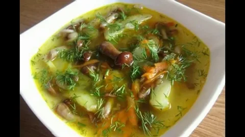 вкусный суп из опят рецепт