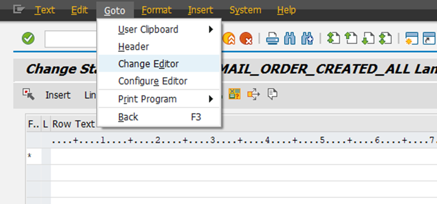 Рис. 2 Установка/смена редактора для ведения длинного текста
