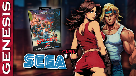 Полное прохождение (БЕЗ ЦЕНЗУРЫ) | Улицы Ярости 2 | Streets of Rage 2 | SEGA