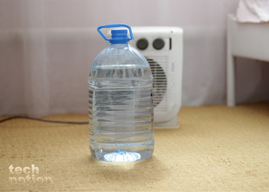 Длительность холодного воздуха зависит от объема бутылки / Изображение: дзен-канал technotion