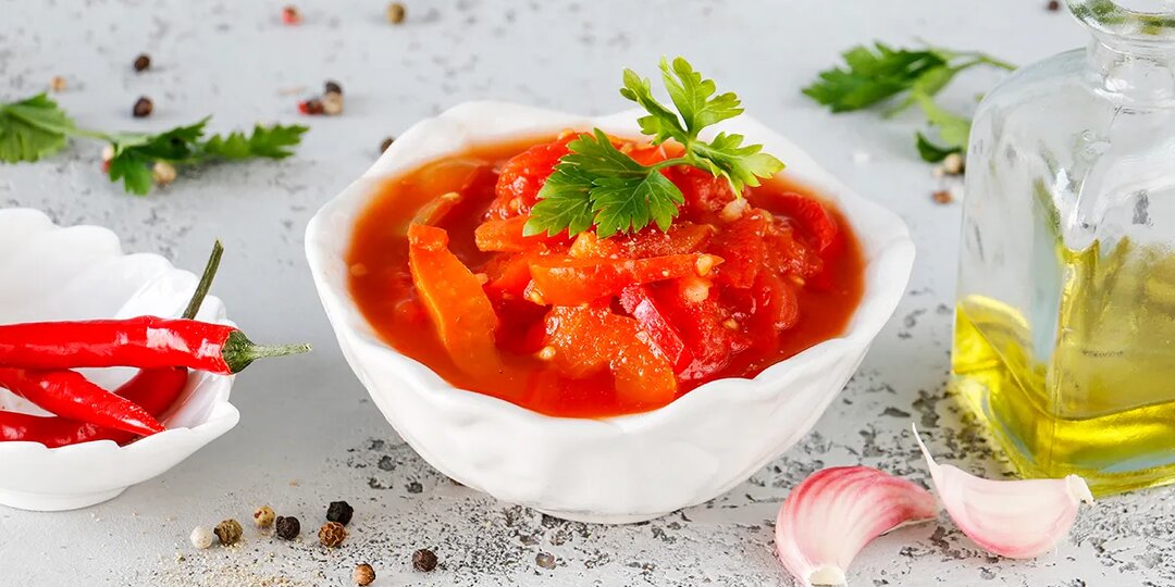 Лечо из перца и помидоров без уксуса и масла, пошаговый рецепт с фото на 221 ккал