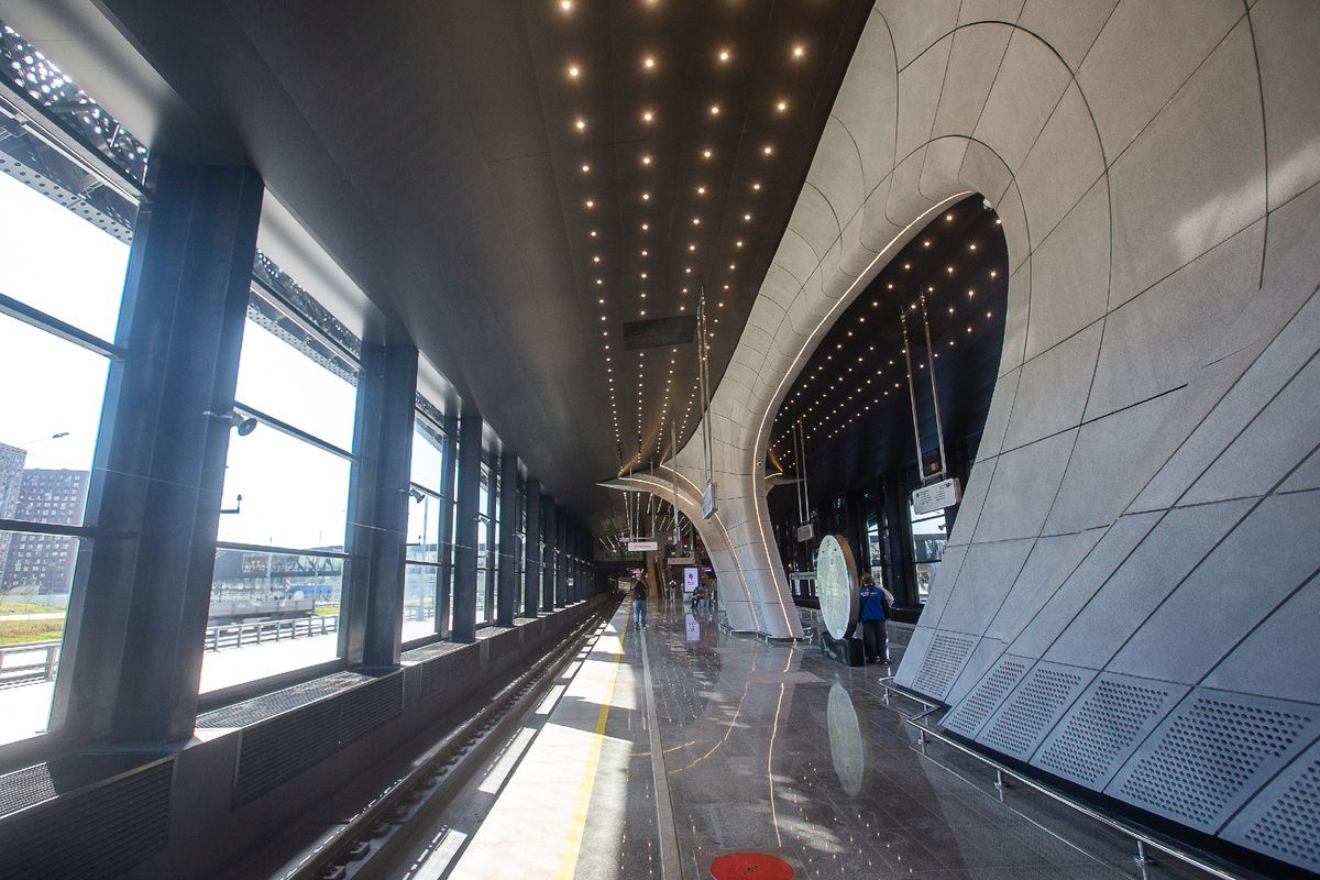 Новая станция московского метро "Потапово". Фото автора статьи 