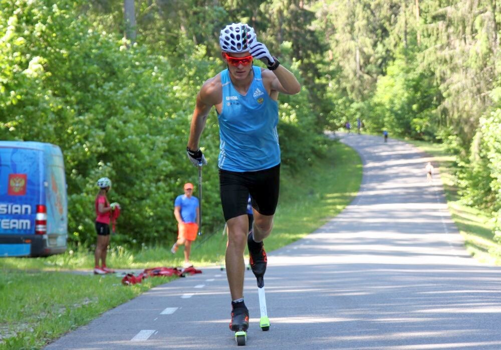 Тренировки на технику на лыжероллерах