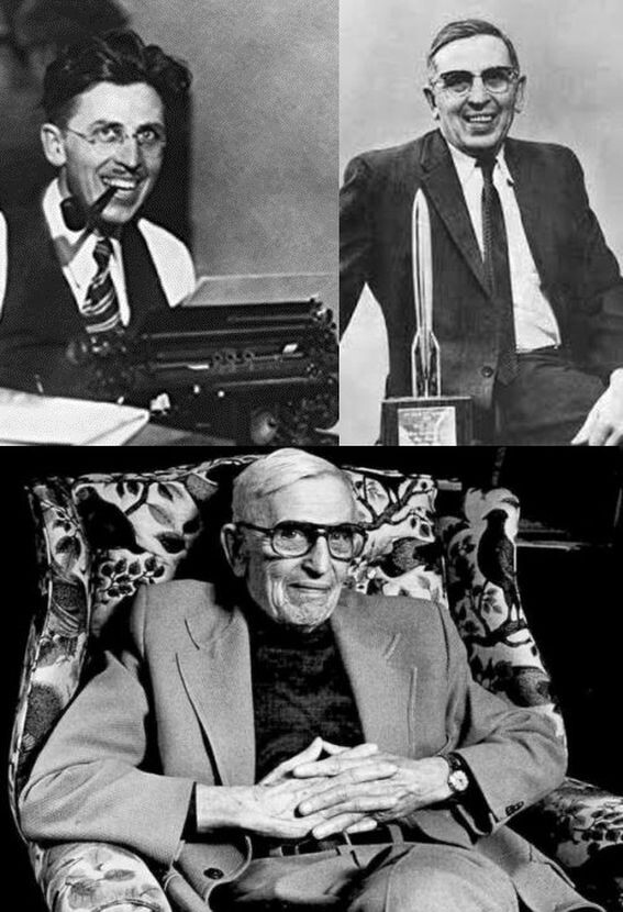 Клиффорд Саймак (1904-1988 гг.) в разные годы жизни