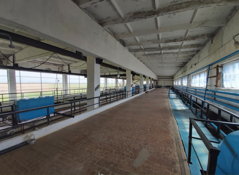 Зал фильтров очистных сооружений водопровода