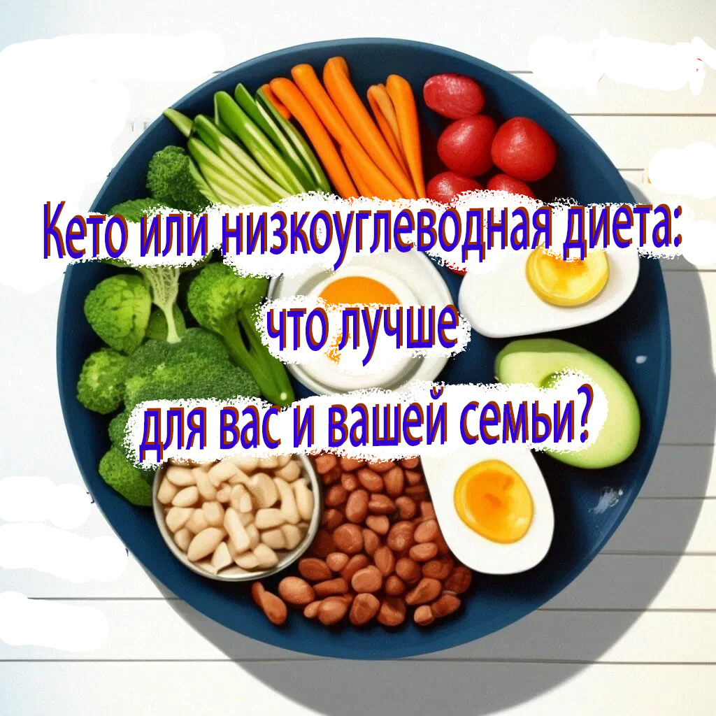 Кето или низкоуглеводная диета: что лучше для вас и вашей семьи?