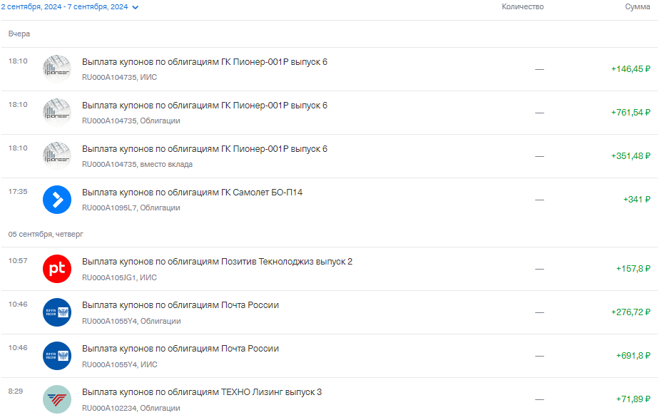 выплаты часть 1