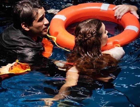 Кадры со съёмок тизера к сериалу "Зимородок". Картинки из интернета.