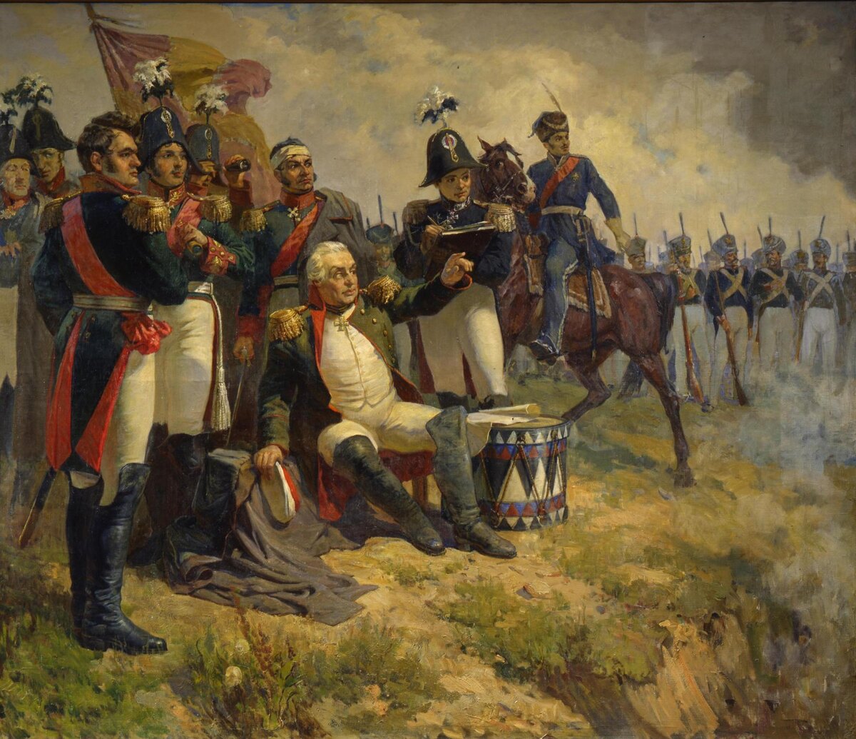 Анатолий Шепелюк. «М. И. Кутузов на командном пункте в день Бородинского сражения». 1951, фото:Fine Art Images via Legion Media
