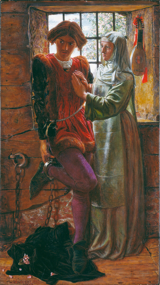 Уильям Холман Хант: Клаудио и Изабелла, 1850
