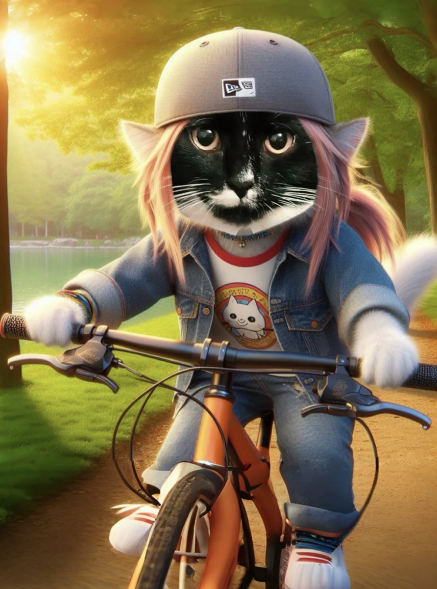 Феликс учиться кататься😹