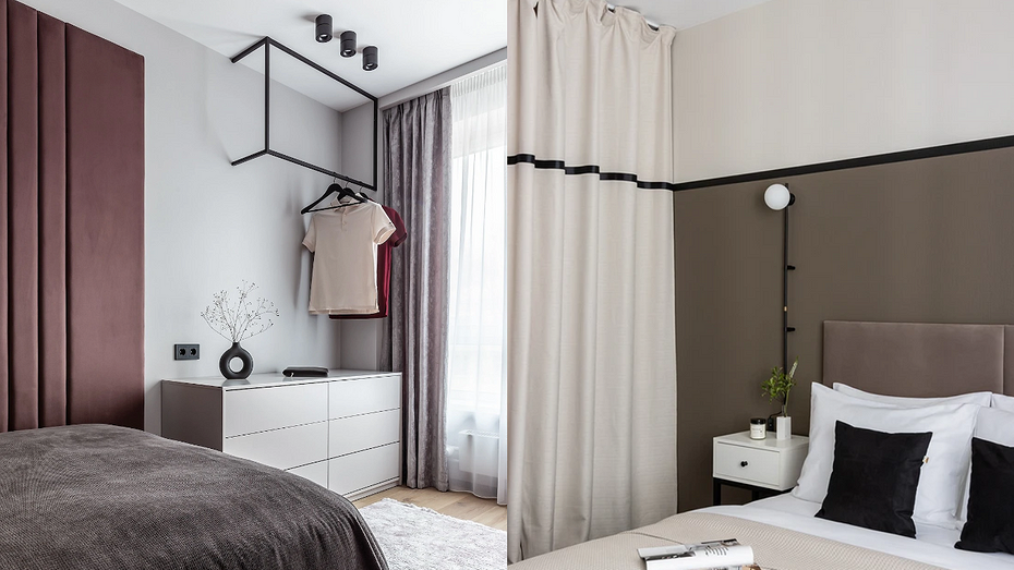 Проекты дизайнеров Натальи Никифоровой (слева) и Екатерины Шейн (справа)