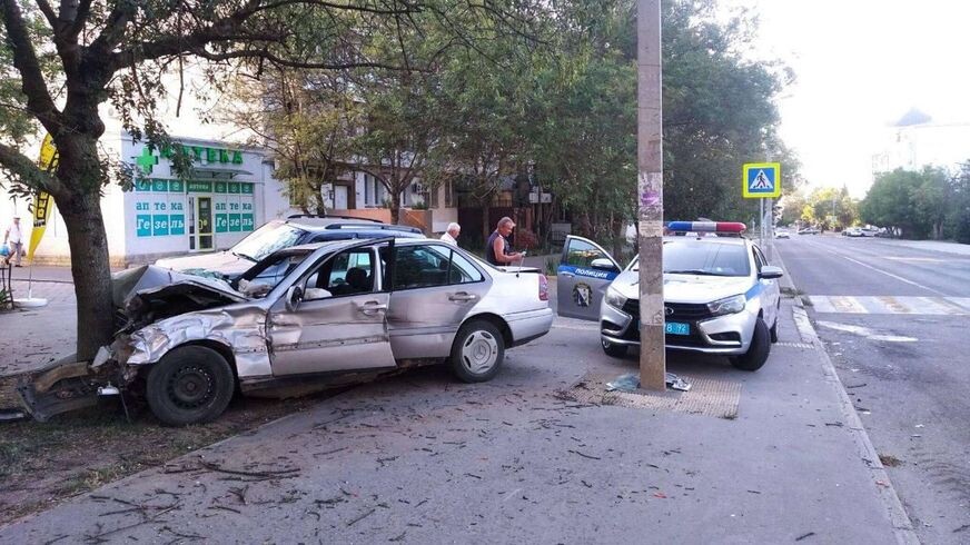 Последствия одного из пьяных ДТП в Севастополе