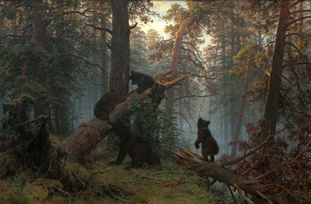 Утро в сосновом лесу, И. Шишкина