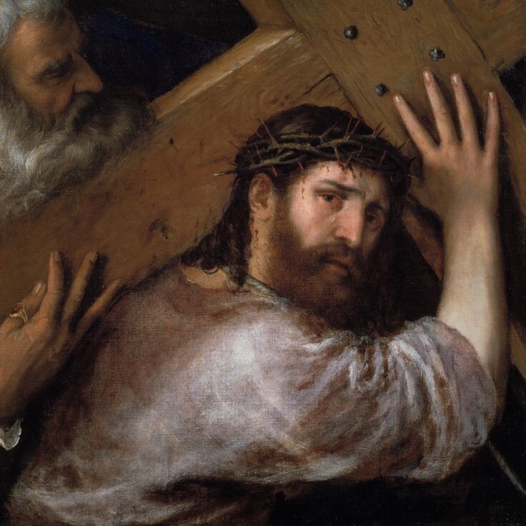 Картина Тициана "Несение креста".