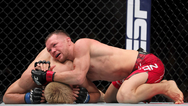    Петр Ян (справа) в поединке с Сонг Ядонгом. USA Today Sports