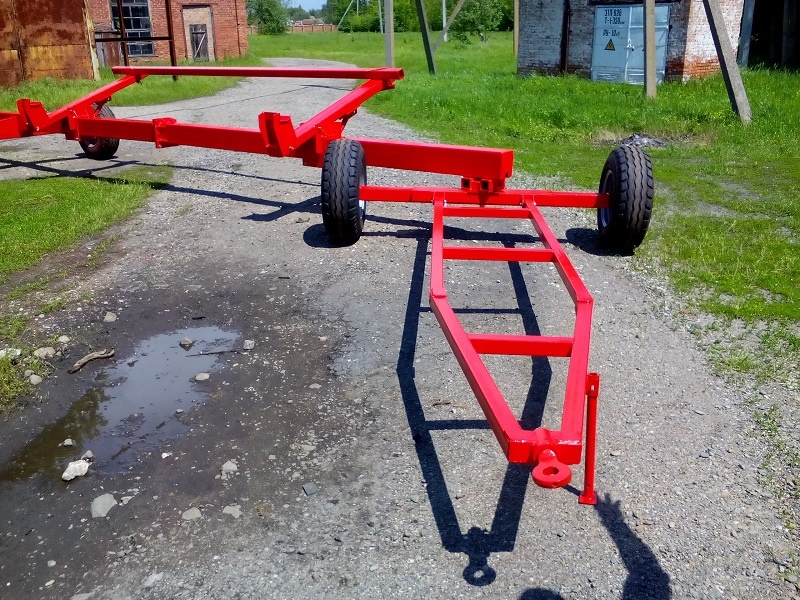 Тележка для жаток комбайна двухосная