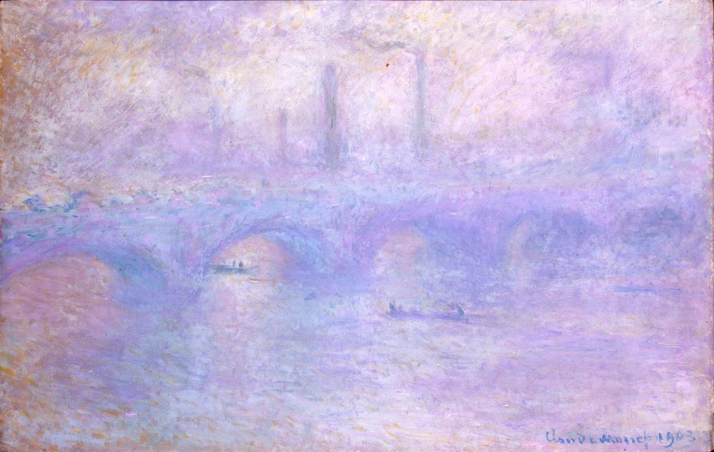 Клод Моне «Мост Ватерлоо. Эффект тумана», 1903 г.