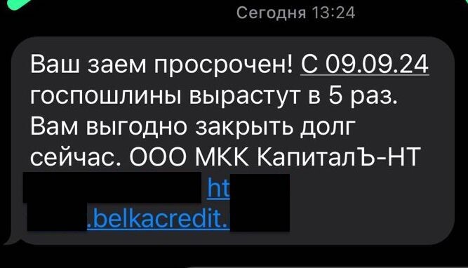 А некоторые кредиторы уже начали рассылать сообщения такого рода своим заёмщикам. А может просто понимают, что им невыгодно будет обращаться в суды по мелким долгам.
