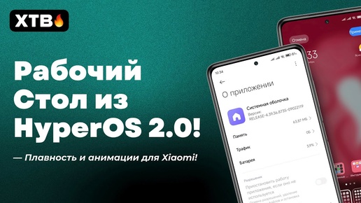 🚀 Новый Рабочий Стол из HyperOS 2.0 для Твоего Xiaomi с HyperOS!