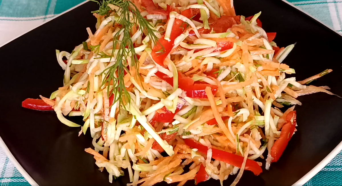 Кабачки по-корейски