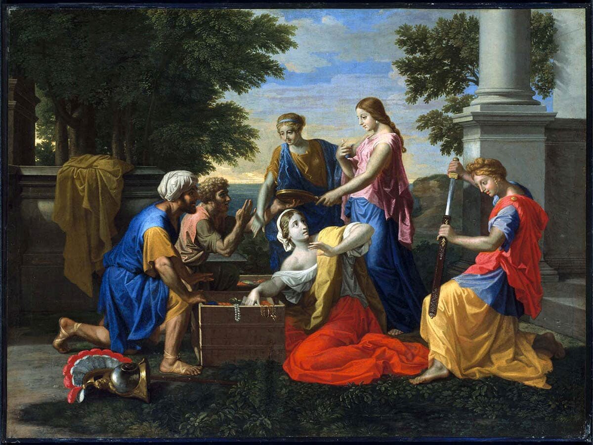 «Открытие Ахилла на Скиросе», Никола Пуссен, 1649-50, Музей изящных искусств Бостона