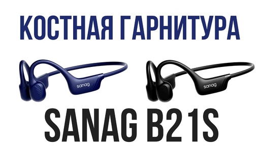 SANAG B21S - КОСТНАЯ ГАРНИТУРА / ОБЗОР + ТЕСТЫ