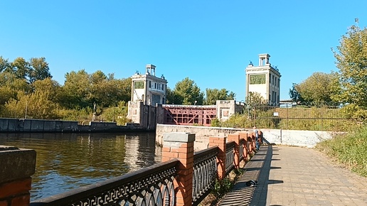 Прогулки по Москве. Щукино. Прогулка по Щукинской набережной. Шлюз номер 8.