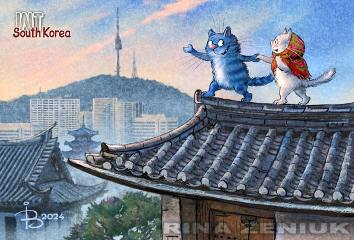 очаровательные коты Рины Зенюк