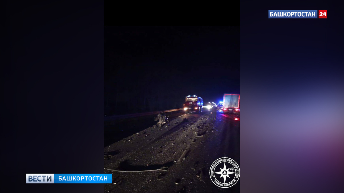    Водитель легковушки погиб при столкновении с фургоном на трассе в Дюртюлинском районе Башкирии