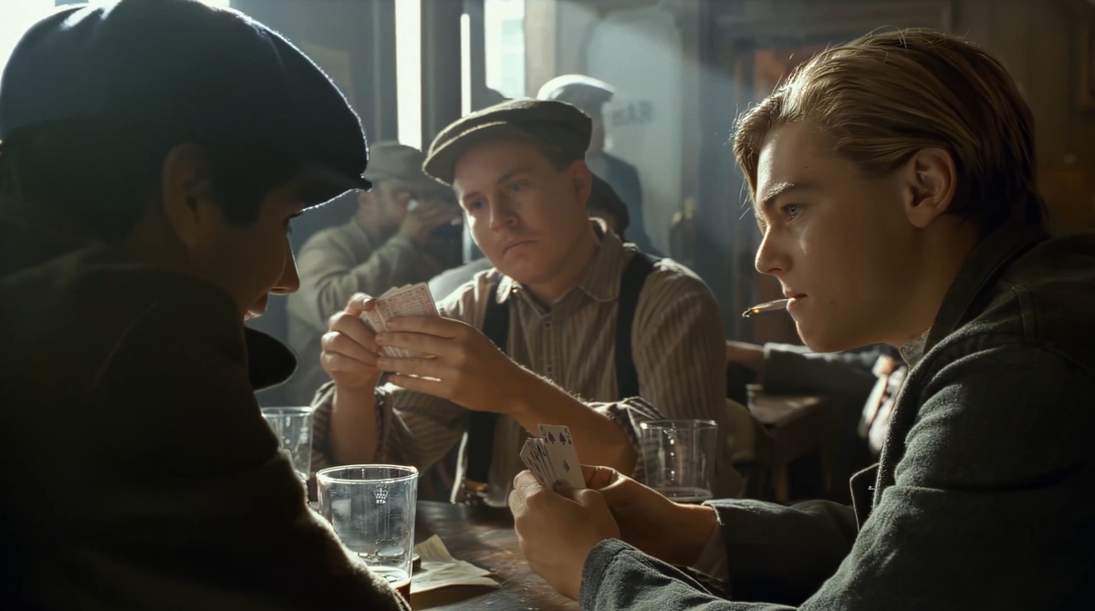 Кадар из фильма "Титаник"