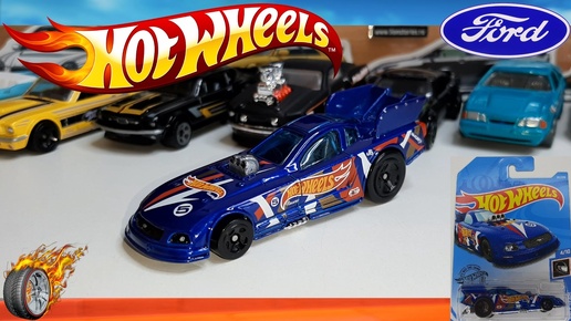 Custom Hot Wheels Mustang Funny Car HW Race Team 4/10