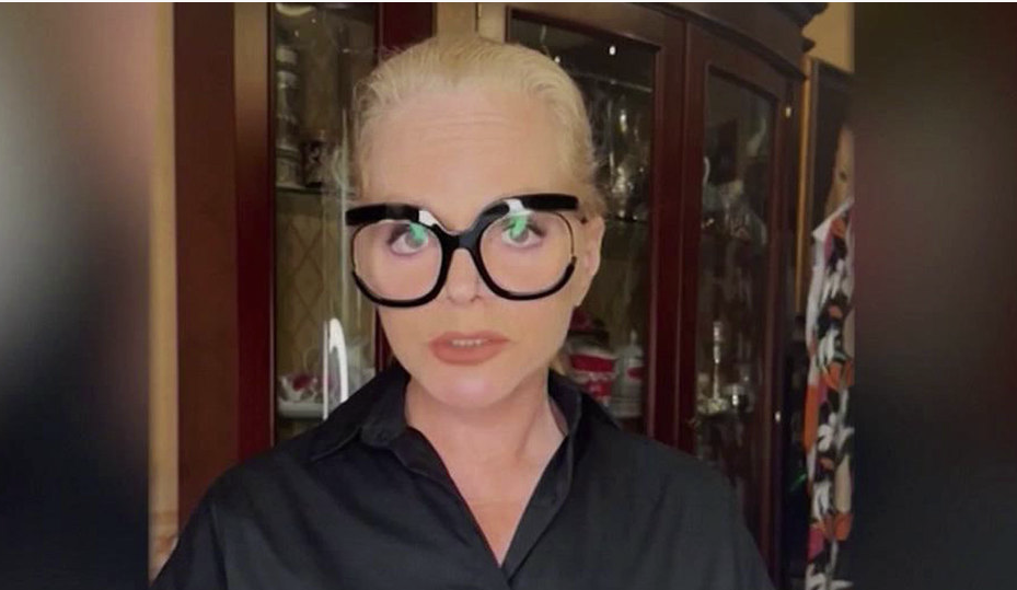 Скрин из публичного обращения Ларисы Долиной, где она сообщила миру о том, что стала жертвой мошенников